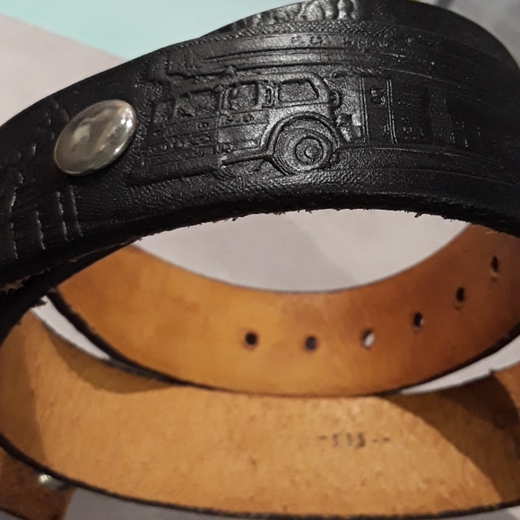 Firefighter Leather xsmall belt - Picture 1 of 6